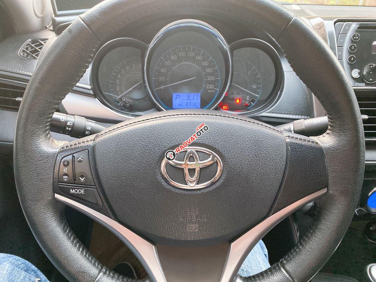 Bán Toyota Vios G sx 2015 vàng cát xe đẹp-7