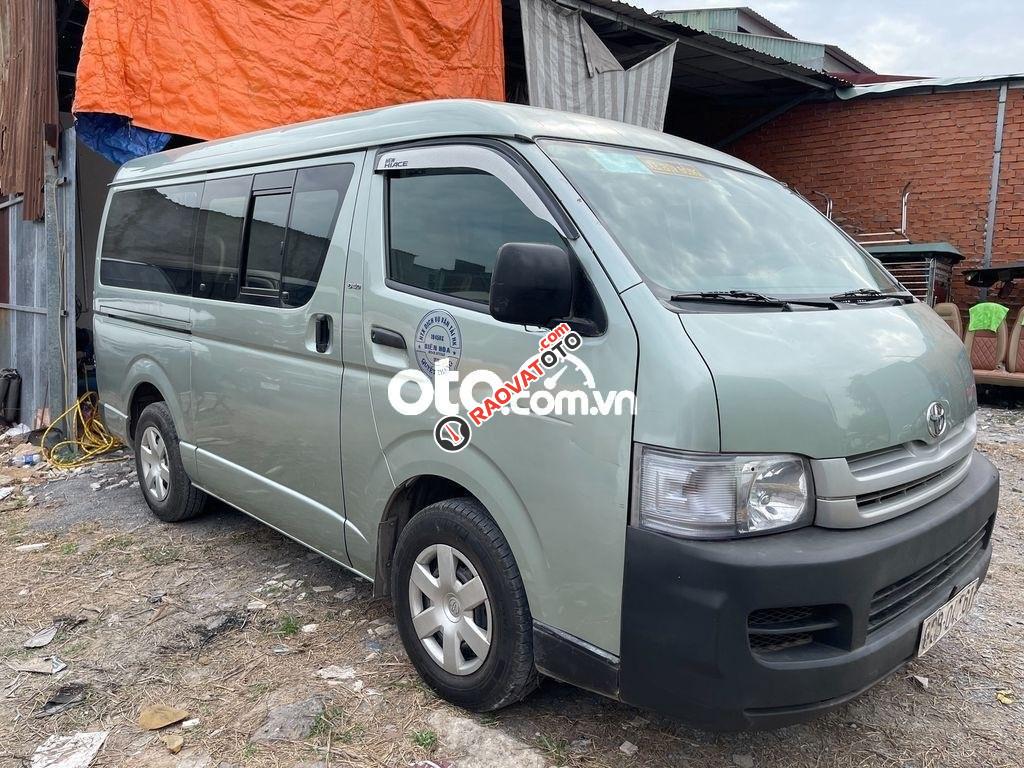 Bán Toyota Hiace MT năm sản xuất 2008, màu xanh lam, giá chỉ 258 triệu-4