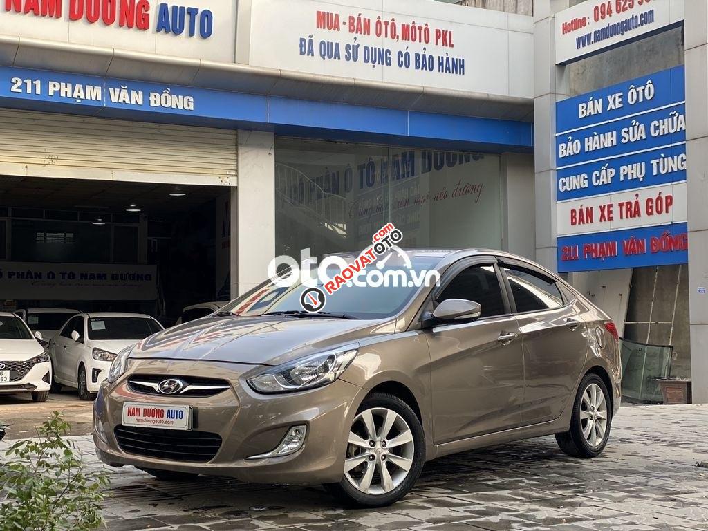 Bán Hyundai Accent 1.4AT năm 2012, màu xám, nhập khẩu nguyên chiếc -9