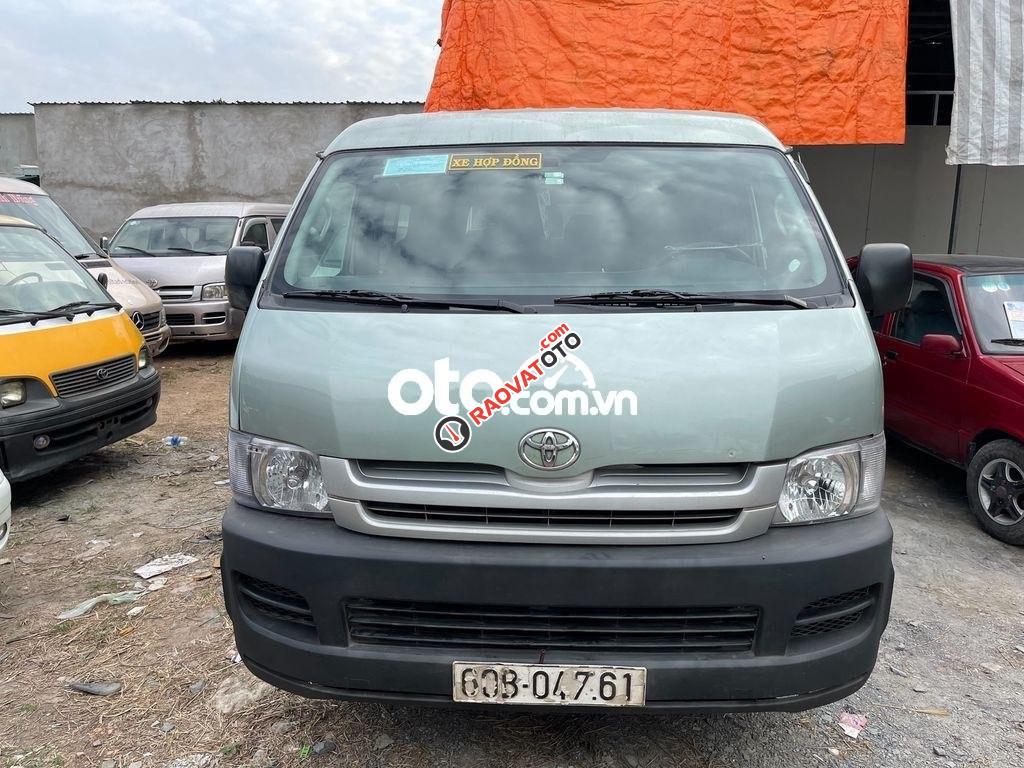 Bán Toyota Hiace MT năm sản xuất 2008, màu xanh lam, giá chỉ 258 triệu-0