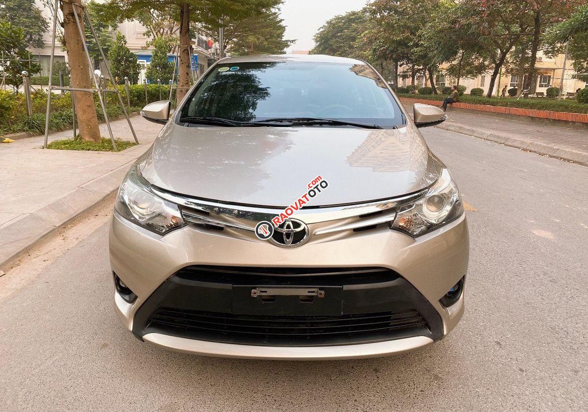 Xe Toyota Vios 1.5G đời 2015, màu vàng còn mới, 398 triệu-6