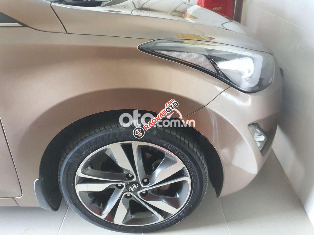 Bán Hyundai Elantra GLS đời 2014, màu nâu, xe nhập, giá 430tr-4