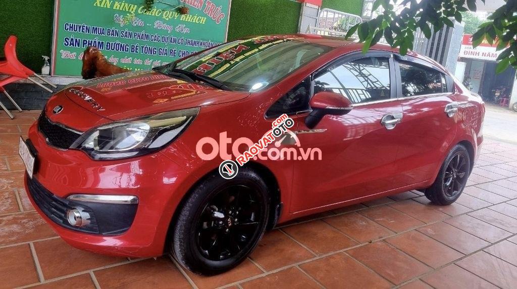 Xe Kia Rio AT sản xuất năm 2016, màu đỏ giá cạnh tranh-9