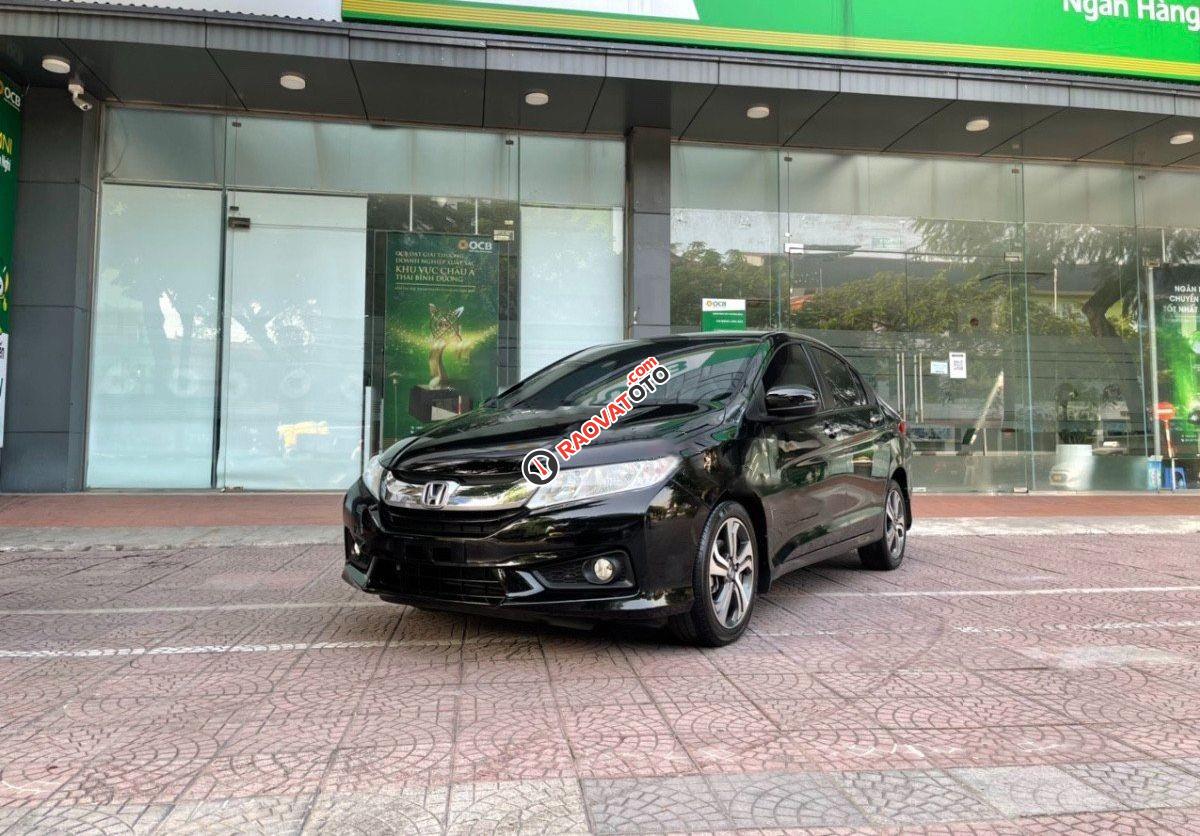 Cần bán xe Honda City 1.5 CVT sản xuất 2014, màu đen, giá tốt-0