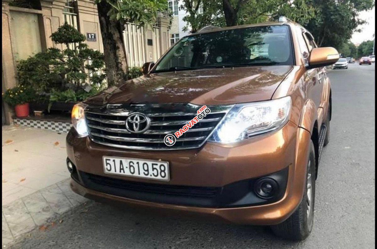 Bán ô tô Toyota Fortuner 2.7V 4x2 AT sản xuất năm 2013, màu nâu đồng-4