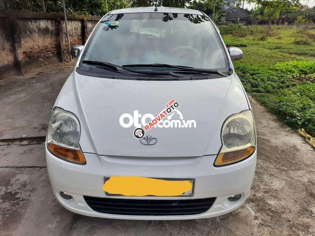 Xe Daewoo Matiz MT năm 2008, màu trắng-1