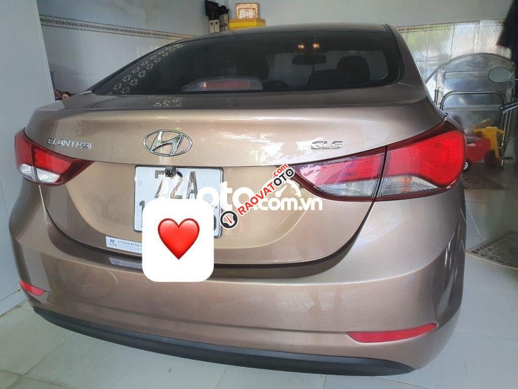 Bán Hyundai Elantra GLS đời 2014, màu nâu, xe nhập, giá 430tr-2
