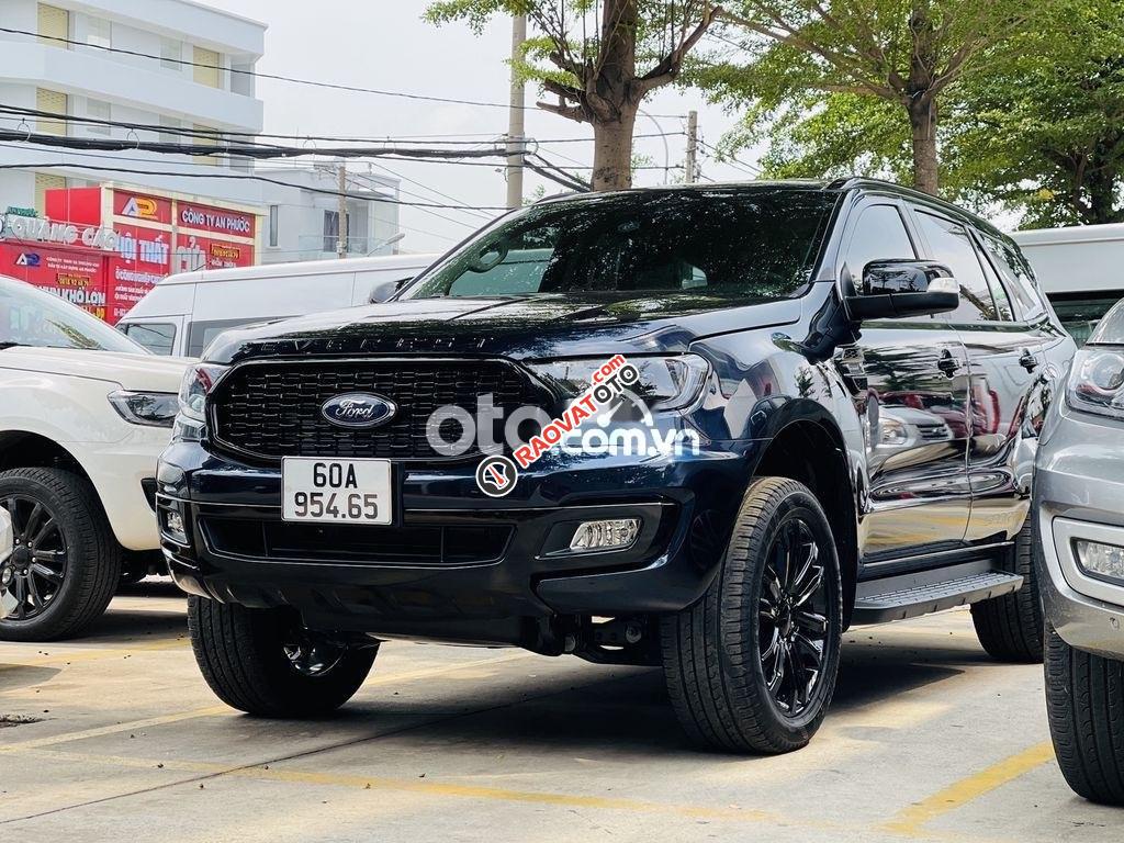 Bán Ford Everest AT sản xuất 2021, màu xanh lam, nhập khẩu-2