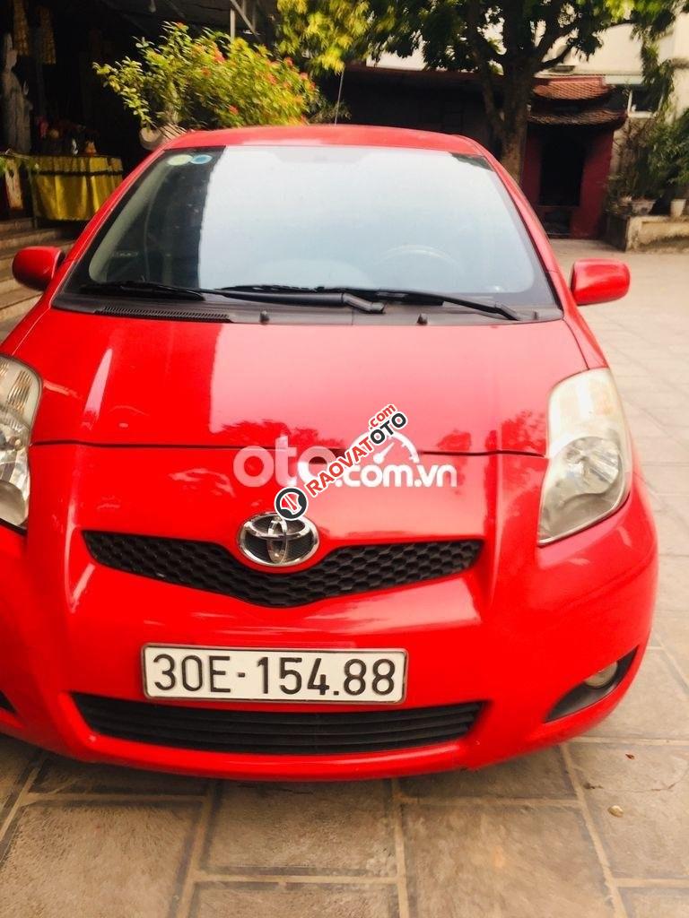 Bán Toyota Yaris AT sản xuất 2010, màu đỏ, xe nhập chính chủ-4