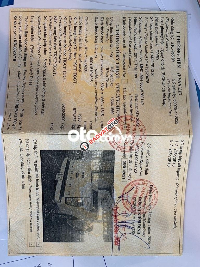 Cần bán gấp Ford Ranger AT năm sản xuất 2017, màu trắng, xe nhập còn mới-4