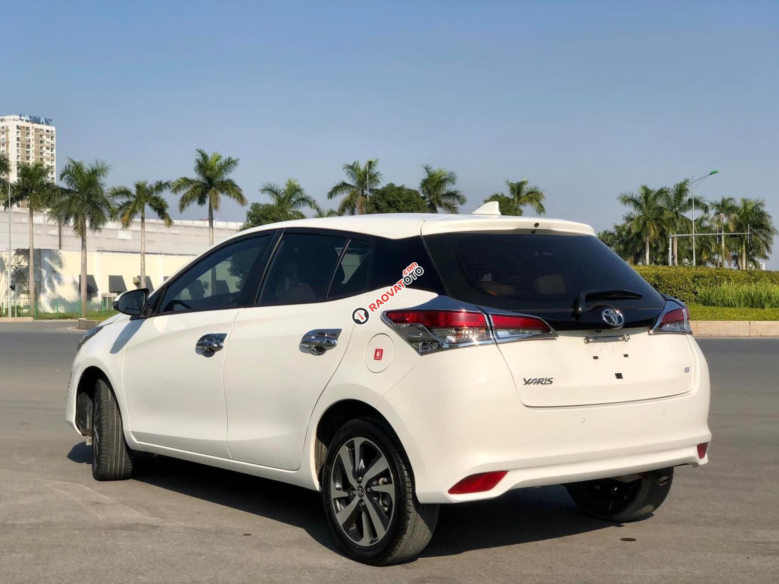 Bán Toyota Yaris AT năm sản xuất 2018, màu trắng, giá chỉ 605 triệu-6