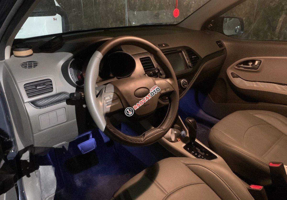 Bán xe Kia Morning Si năm sản xuất 2016, màu xanh lam, giá tốt-0