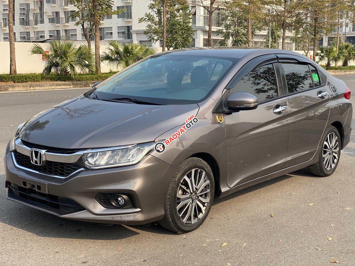 Bán Honda City 1.5 Top năm sản xuất 2017, màu nâu-1