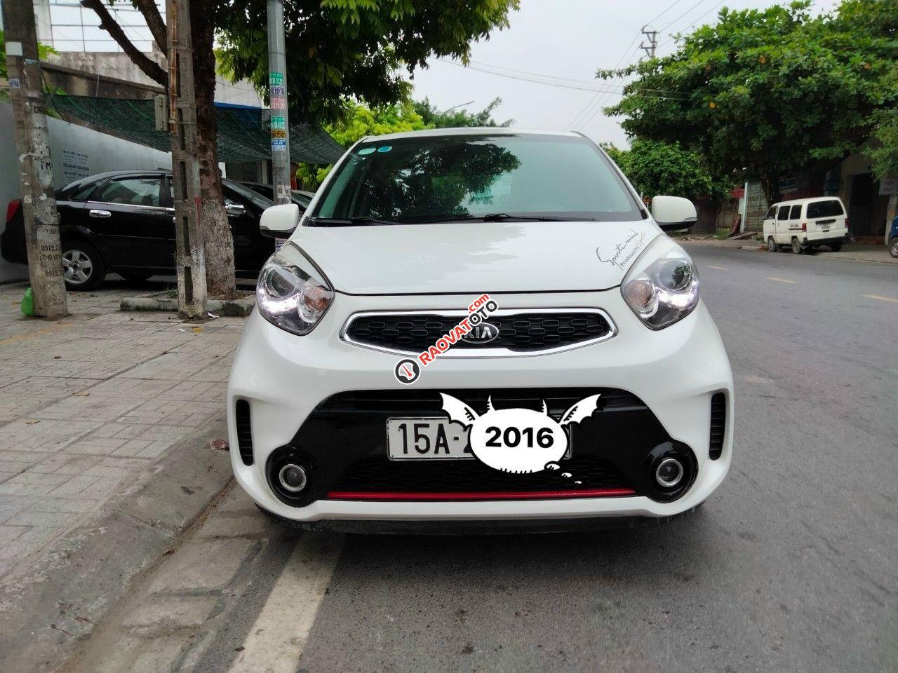 Bán Kia Morning AT 2016, màu trắng-11