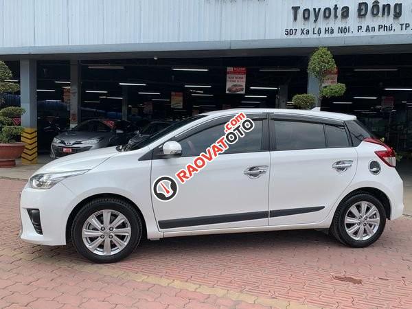 Bán xe Toyota Yaris 1.3G năm sản xuất 2015, màu trắng, giá tốt-1