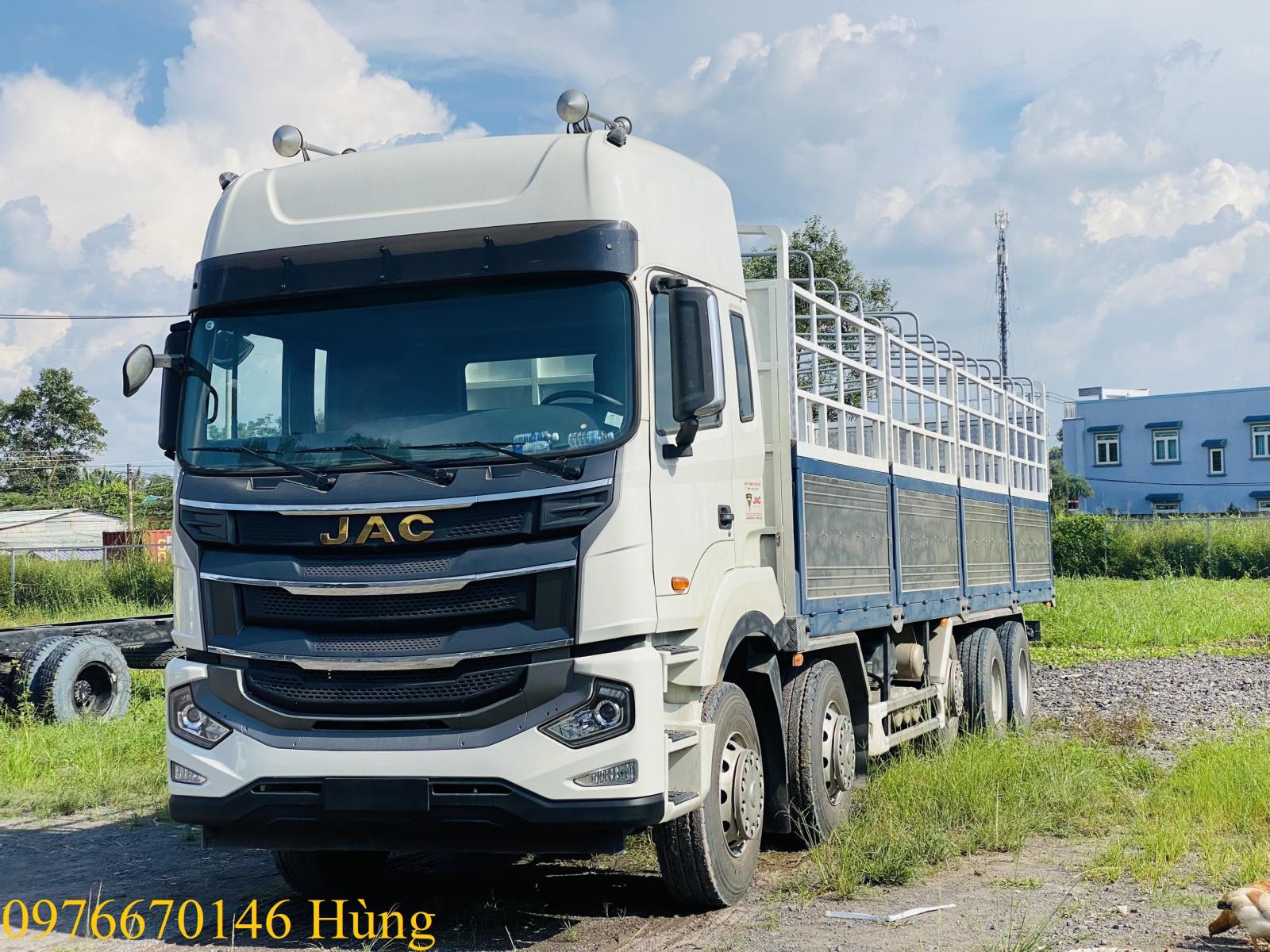 Xe tải JacA5 5 chân đàn em JAC K5 đối thủ nặng ký của ChenglongH7 và Hyundai xe nhập khẩu-0