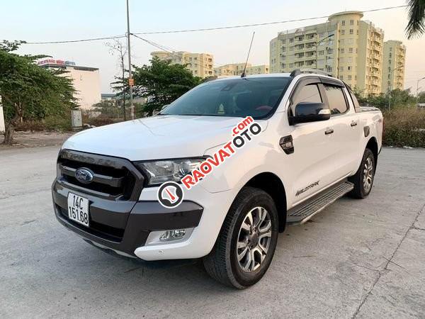 Bán ô tô Ford Ranger Wildtrak 3.2 năm sản xuất 2015, màu trắng đẹp như mới-2