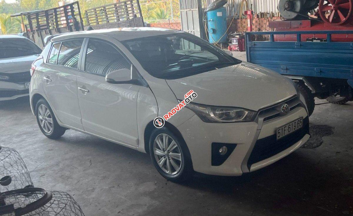 Bán Toyota Yaris 1.3G sản xuất 2016, màu trắng, nhập khẩu Thái Lan chính chủ-1