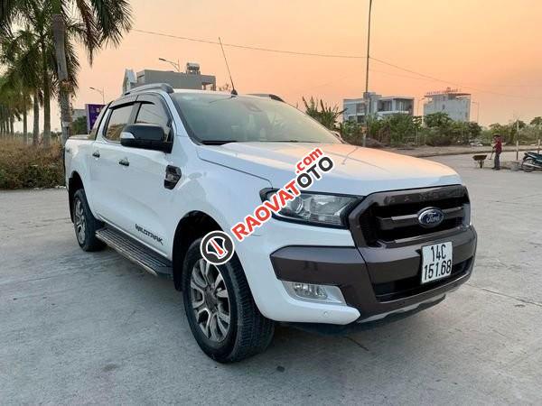 Bán ô tô Ford Ranger Wildtrak 3.2 năm sản xuất 2015, màu trắng đẹp như mới-3