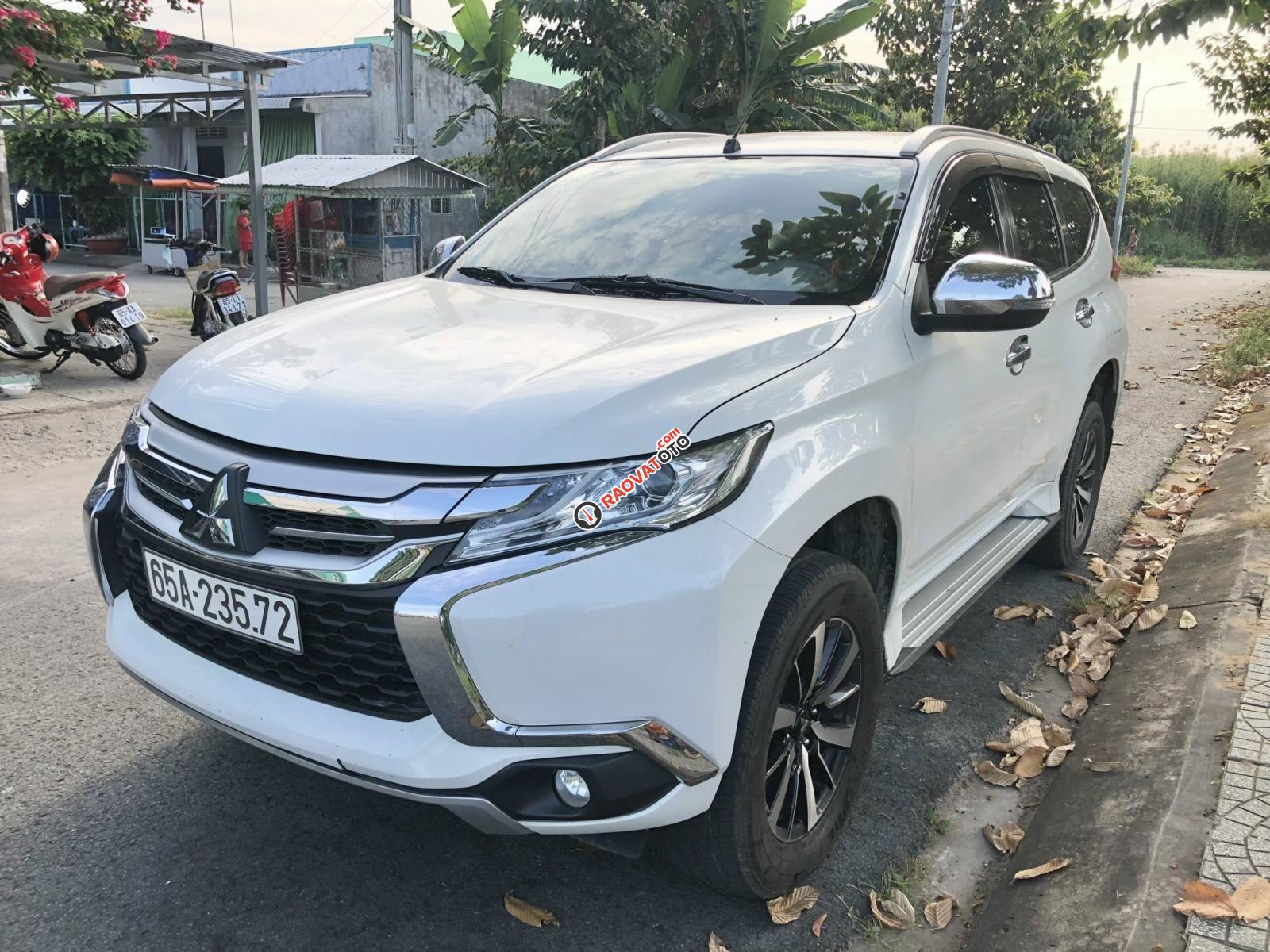 Cần bán gấp Mitsubishi Pajero sản xuất năm 2019, màu trắng, nguồn gốc rõ ràng, bao rút gốc hồ sơ, sang tên/ủy quyền vô tư-1