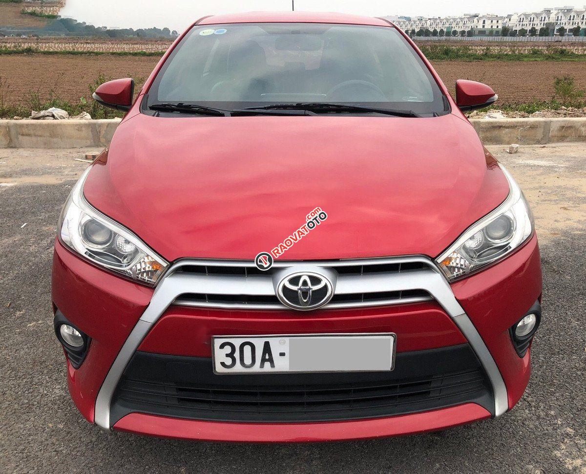 Bán xe Toyota Yaris 1.3G sản xuất 2015, màu đỏ, nhập khẩu-0