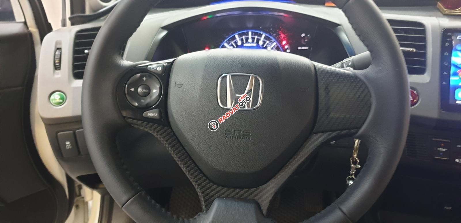 Bán Honda Civic máy 2.0 số tự động đời T12/2014 màu trắng tuyệt đẹp mới 80%-19