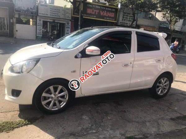 Bán Mitsubishi Mirage 1.2MT sản xuất 2014, màu trắng số sàn, giá tốt-3