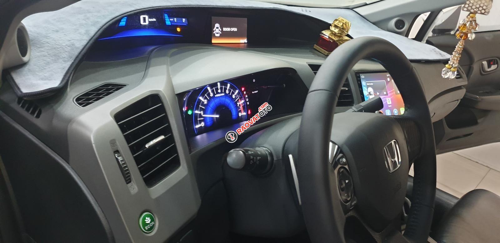 Bán Honda Civic máy 2.0 số tự động đời T12/2014 màu trắng tuyệt đẹp mới 80%-15