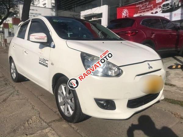 Bán Mitsubishi Mirage 1.2MT sản xuất 2014, màu trắng số sàn, giá tốt-3