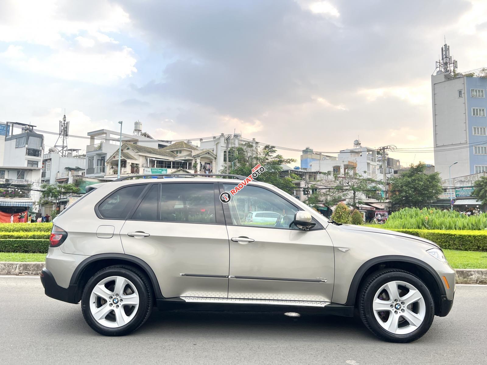 BMW X5 3.0 nhập Mỹ 2009 loại fom mới màu vàng cát full-2