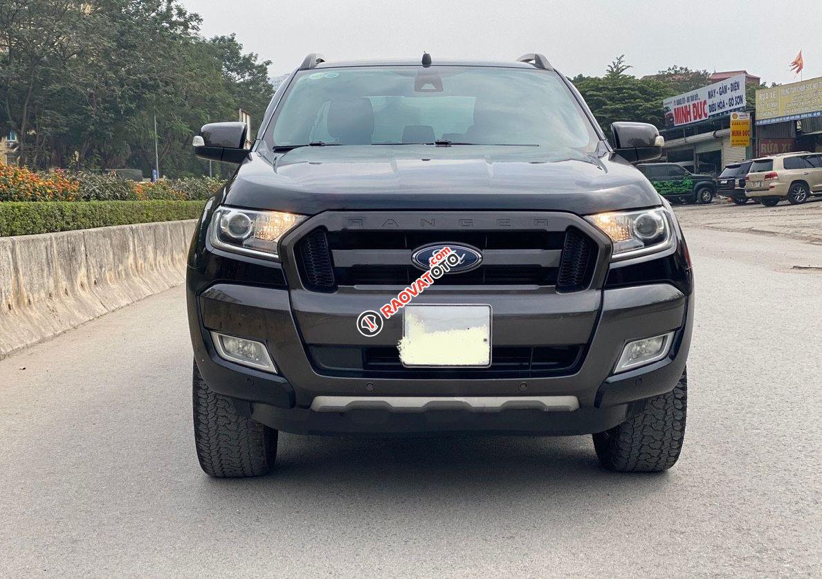 Cần bán lại xe Ford Ranger Wildtrak 3.2 năm sản xuất 2016, màu đen, nhập khẩu-2