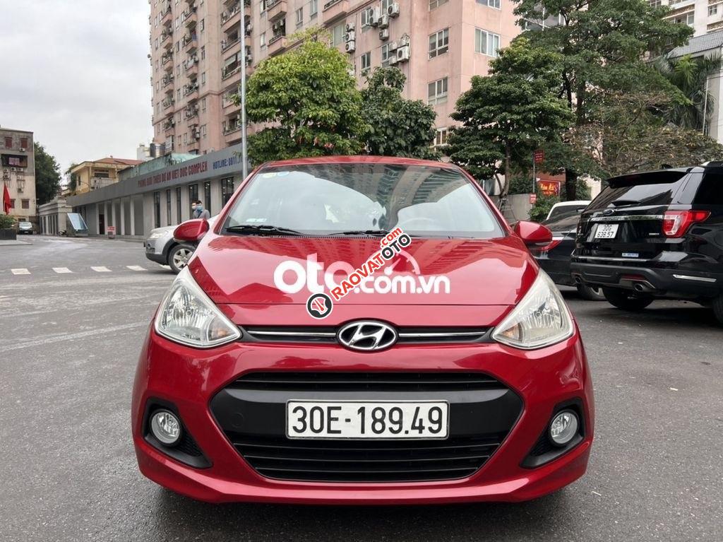 Cần bán xe Hyundai Grand i10 1.0 AT sản xuất 2016, màu đỏ xe gia đình-0