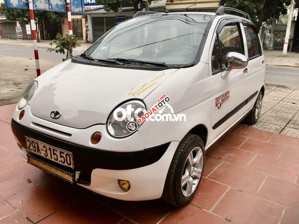 Cần bán xe Daewoo Matiz SE sản xuất 2007, màu trắng xe gia đình -3