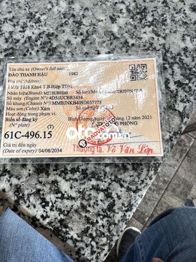 Bán ô tô Mitsubishi Triton GLS MT năm sản xuất 2009, màu xám, nhập khẩu nguyên chiếc-3