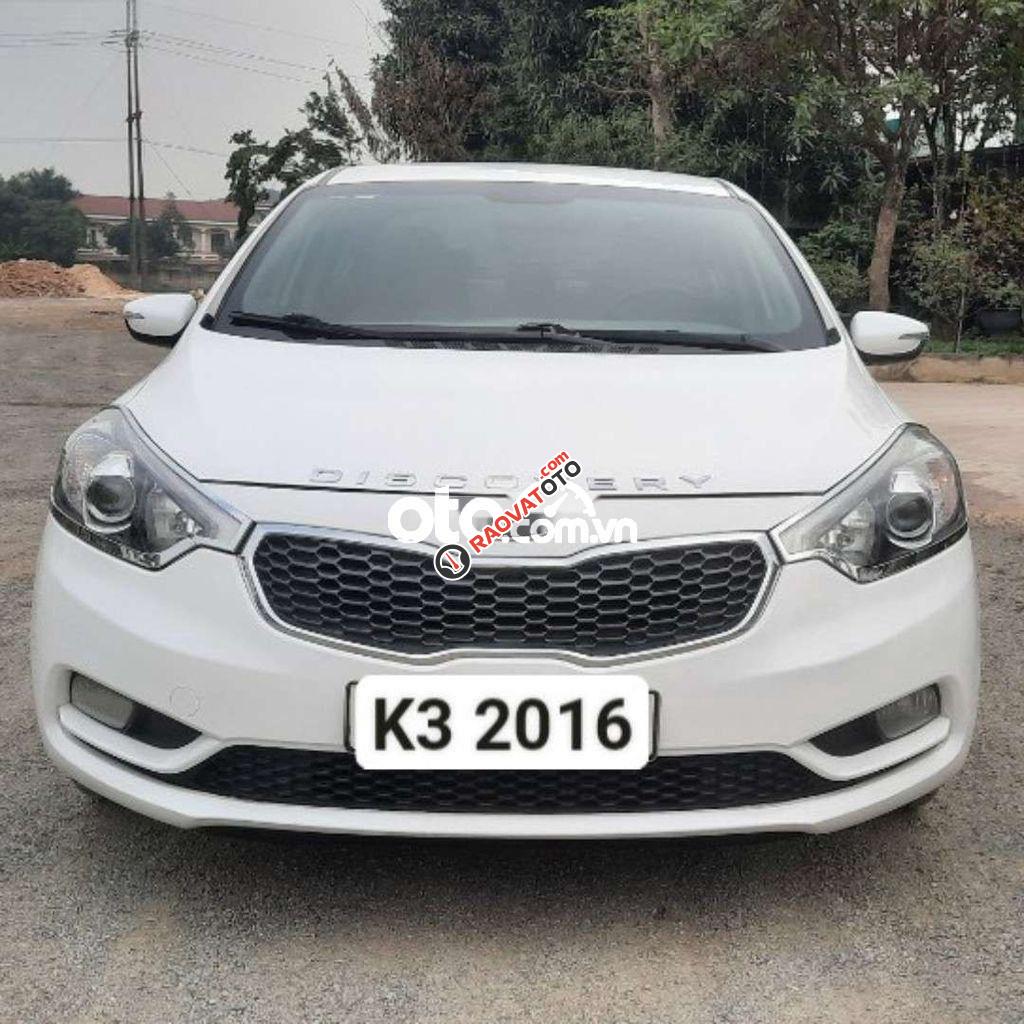 Cần bán xe Kia K3 1.6MT năm 2016, màu trắng, nhập khẩu, giá tốt-1