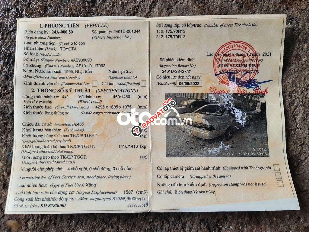 Xe Toyota Corolla GLi sản xuất năm 1995, xe nhập-0