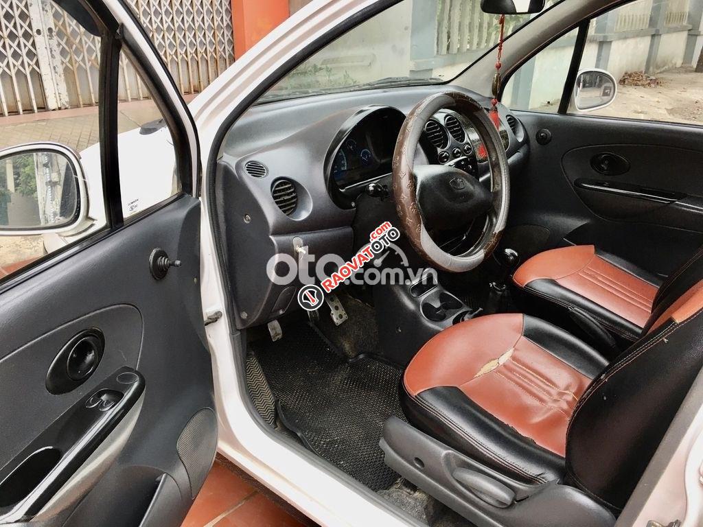 Cần bán xe Daewoo Matiz SE sản xuất 2007, màu trắng xe gia đình -7