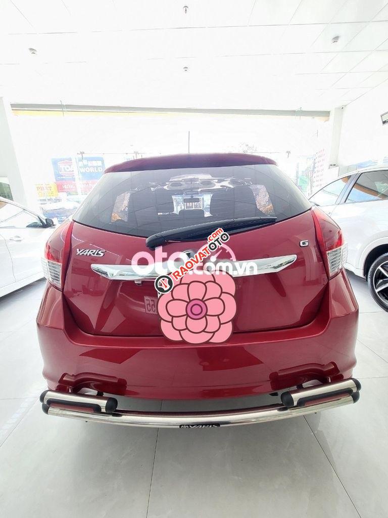 Cần bán lại xe Toyota Yaris 1.3G sản xuất năm 2015, màu đỏ, nhập khẩu nguyên chiếc-0