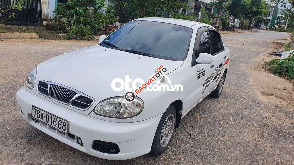 Cần bán lại xe Daewoo Lanos MT sản xuất 2006, màu trắng, xe nhập-0