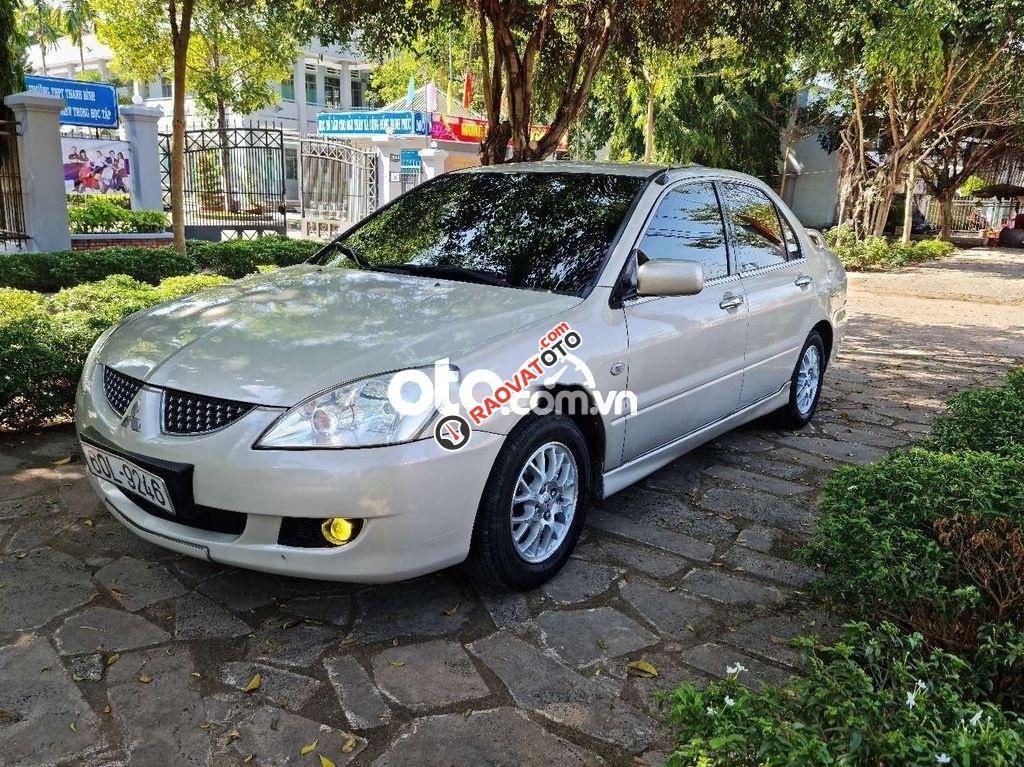 Bán Mitsubishi Lancer GLX năm sản xuất 2005, màu bạc số tự động-2