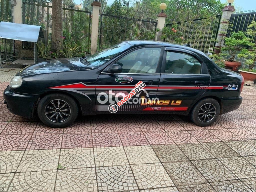 Bán ô tô Daewoo Lanos MT năm sản xuất 2002, màu đen-10