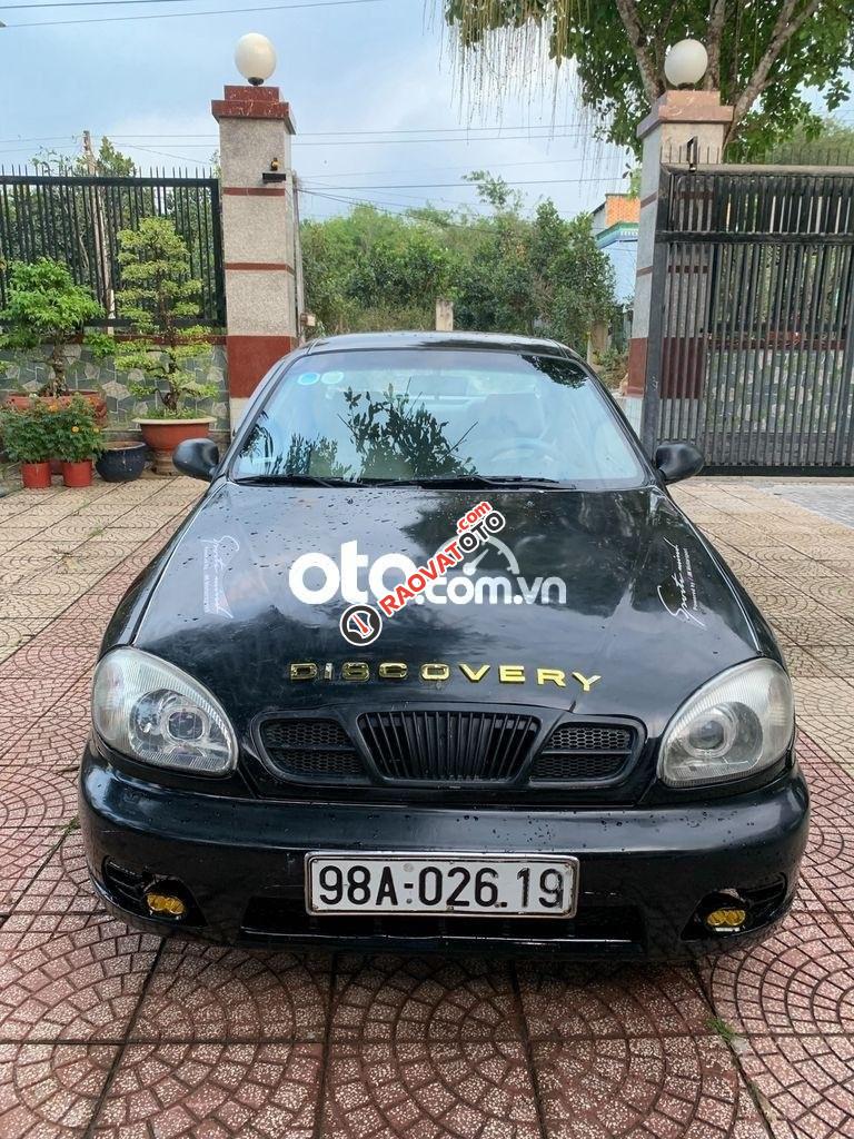 Bán ô tô Daewoo Lanos MT năm sản xuất 2002, màu đen-11