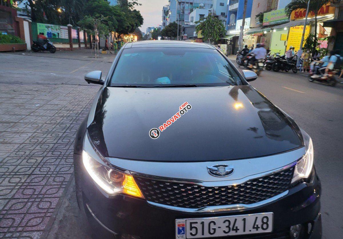 Bán Kia Optima 2.0 AT sản xuất 2017, màu đen, 610tr-1