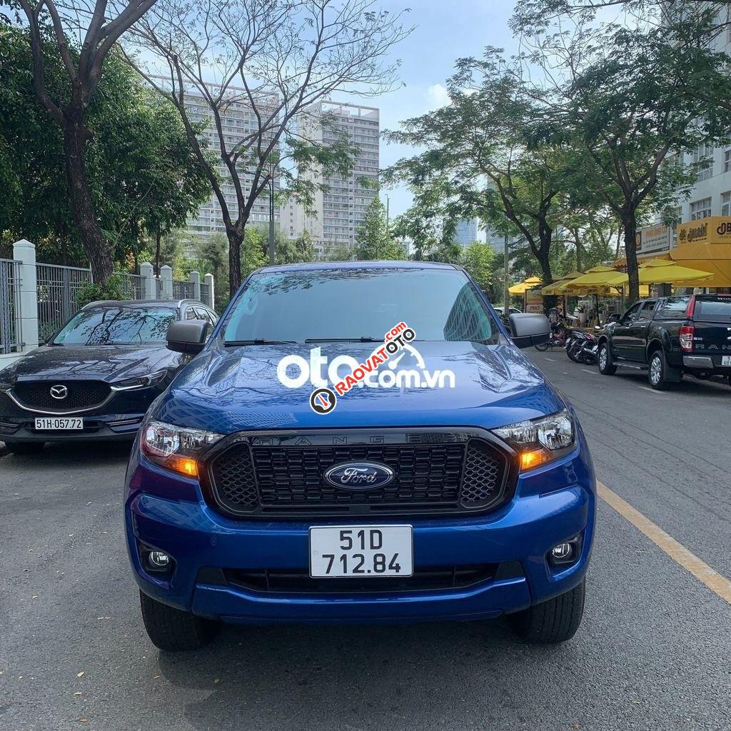 Bán xe Ford Ranger XLS AT sản xuất 2021, màu xanh lam-0