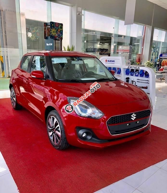 Bán Suzuki Swift AT năm sản xuất 2021, màu đỏ, nhập khẩu giá cạnh tranh-4