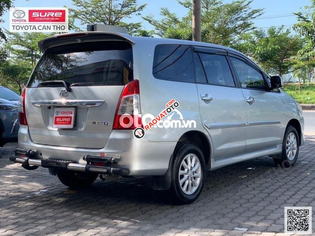 Cần bán lại xe Toyota Innova 2.0G năm sản xuất 2013, màu bạc xe gia đình, 430tr-4