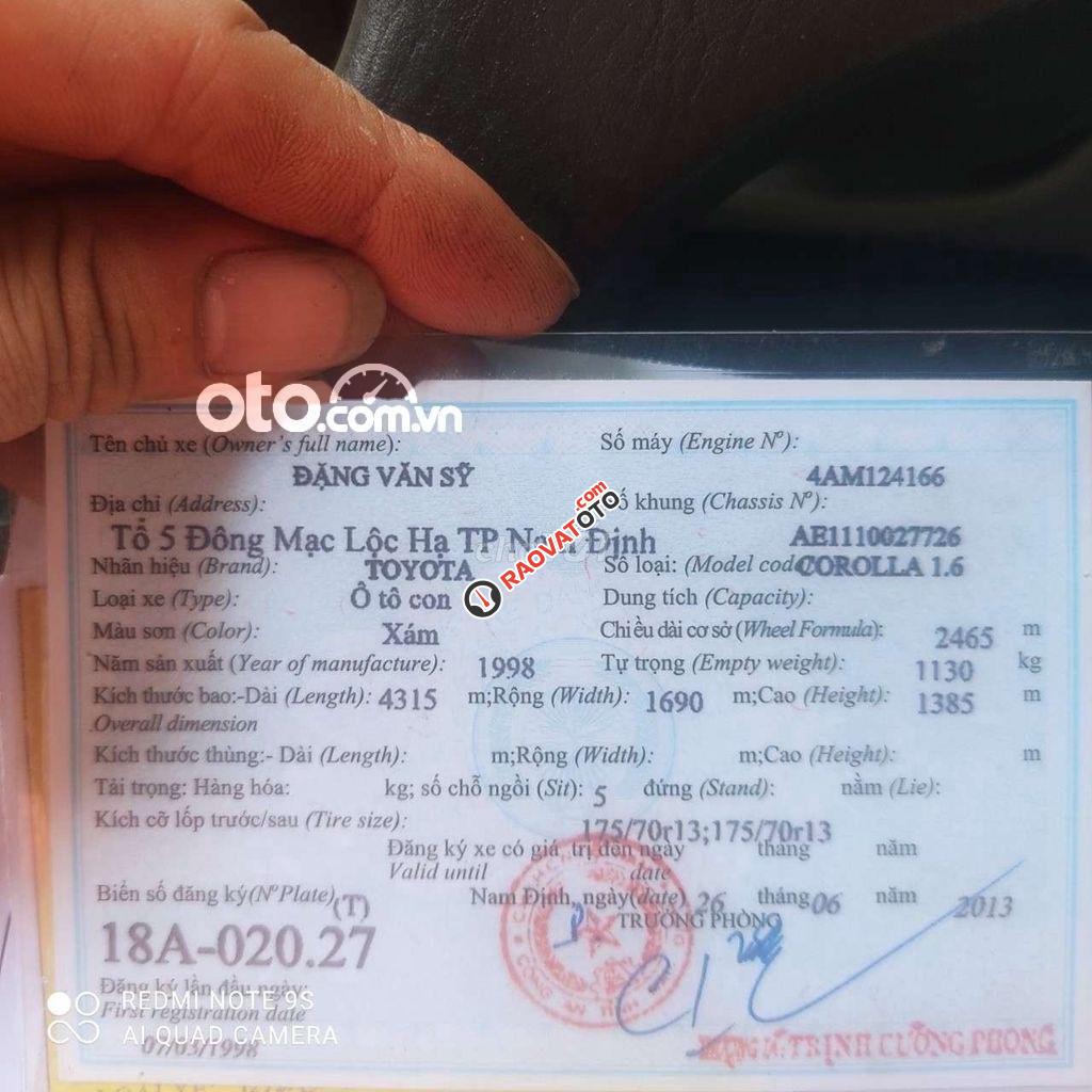 Bán Toyota Corolla GLi sản xuất năm 1998-0