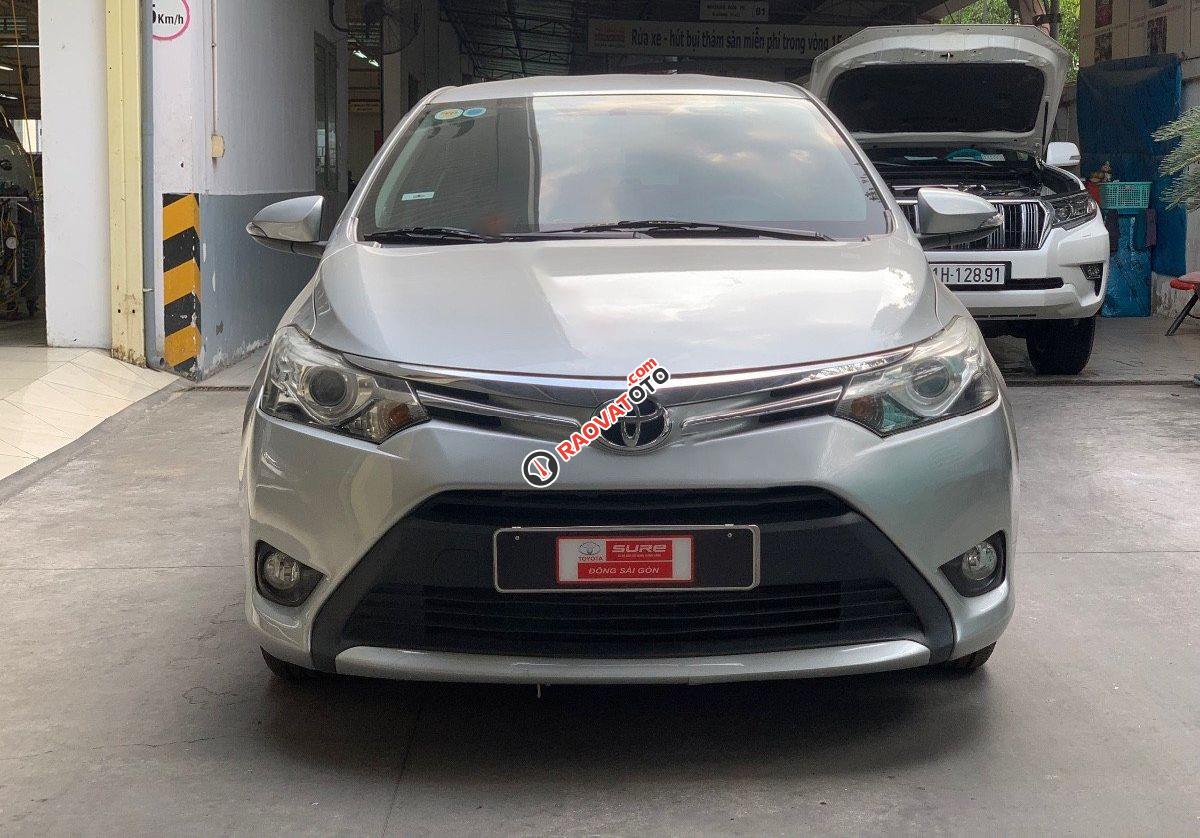 Xe Toyota Vios G năm sản xuất 2015, màu bạc-7