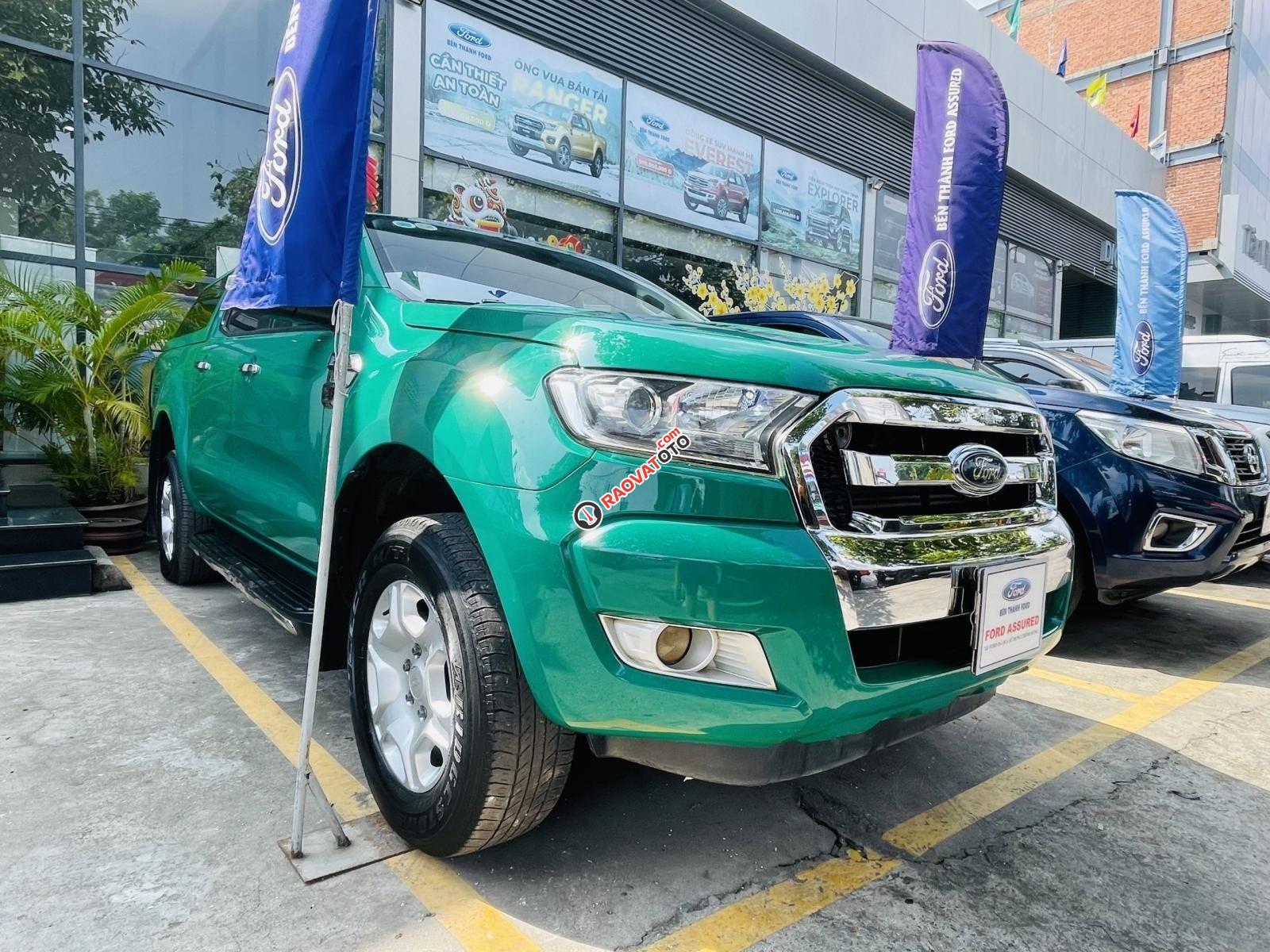 Bán Ford Ranger XLT màu xanh cực đẹp - hỗ trợ trả góp ngân hàng lãi suất ưu đãi-10