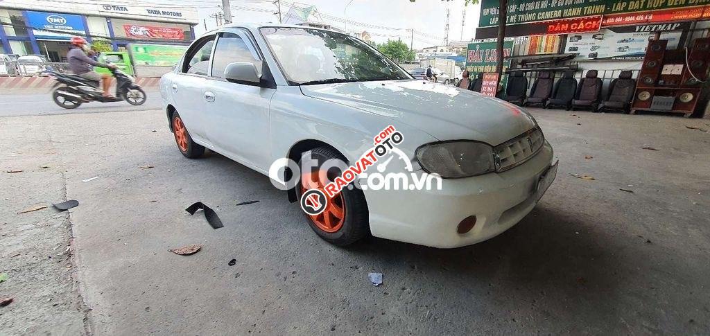 Xe Kia Spectra MT sản xuất 2004, màu trắng-8